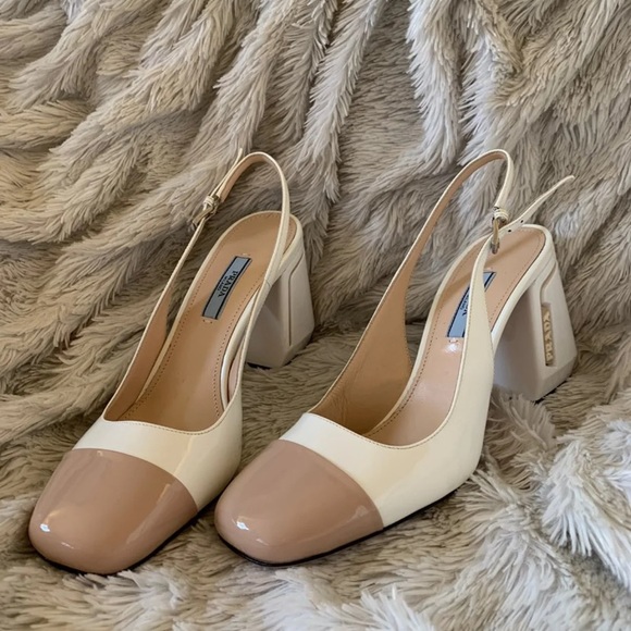 Prada slingbacks white cream - Picture 3 of 13